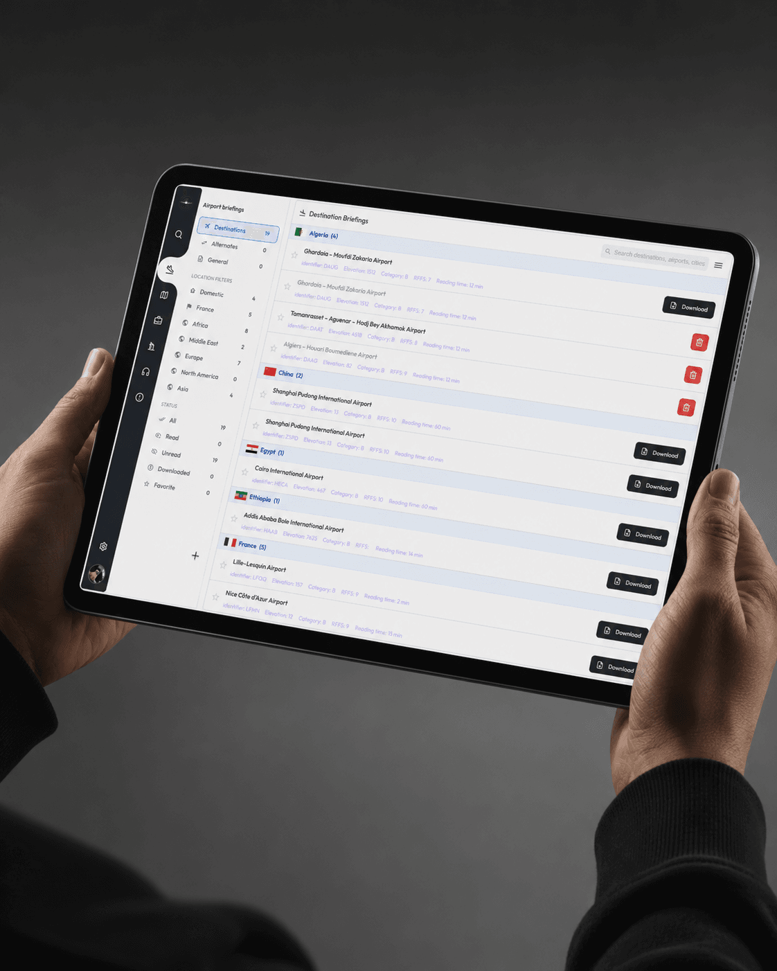 Briefing Point interface screenshot